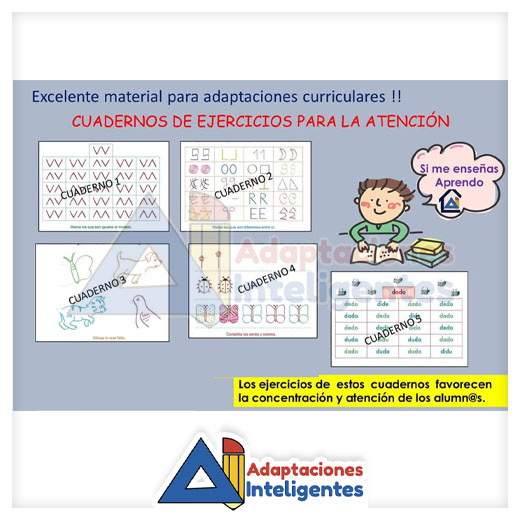 Colección cuadernos de atención