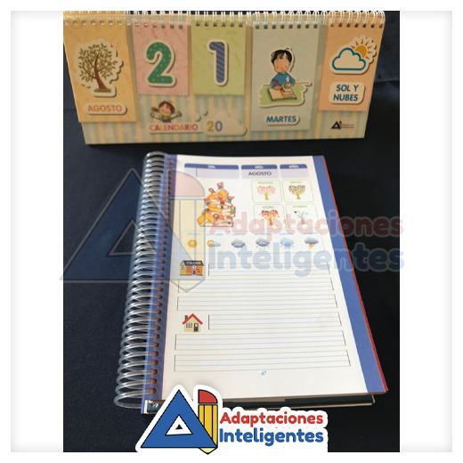 Picto Calendario de mesa y agenda